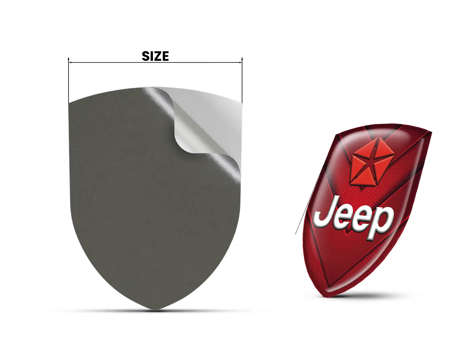 Jeep Pegatinas Logo Negocio Deporte Estrella Minimalista